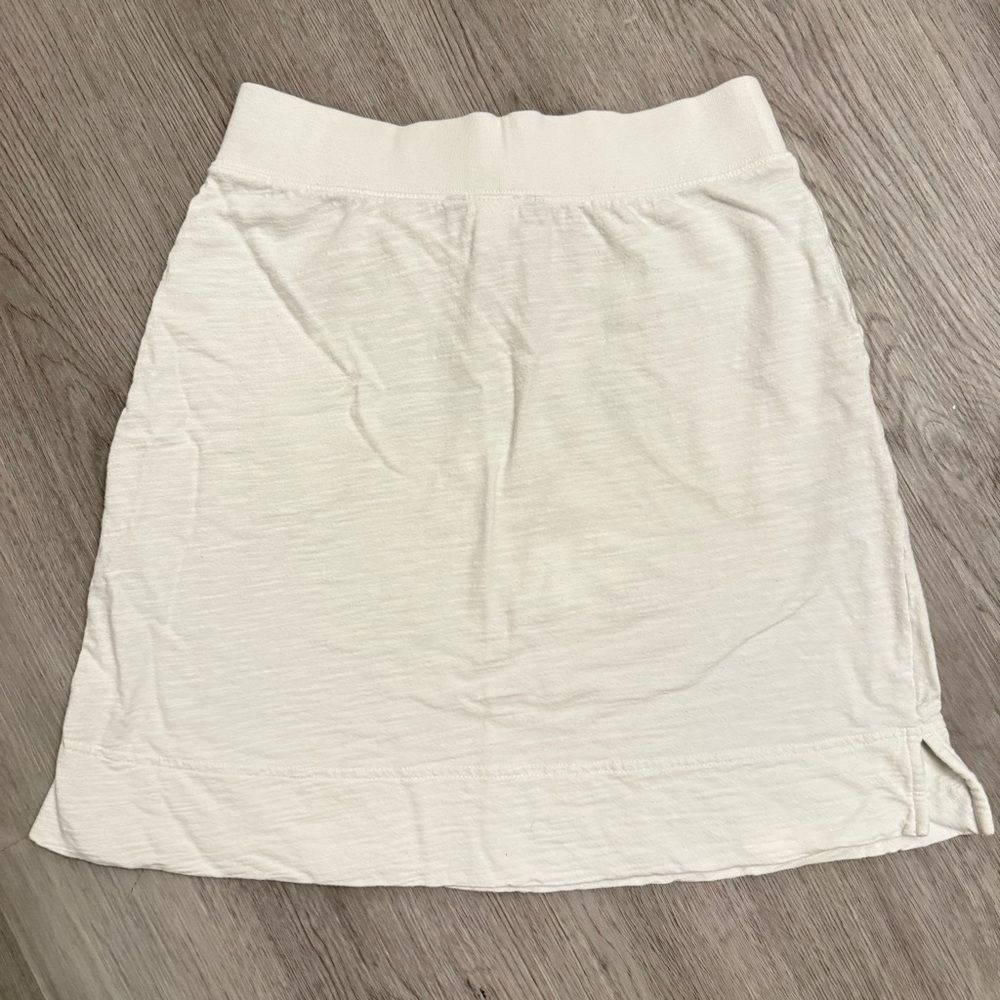 Lands' End White Skirt with Drawstring Waist Size 2-4 - Picture 4 of 7